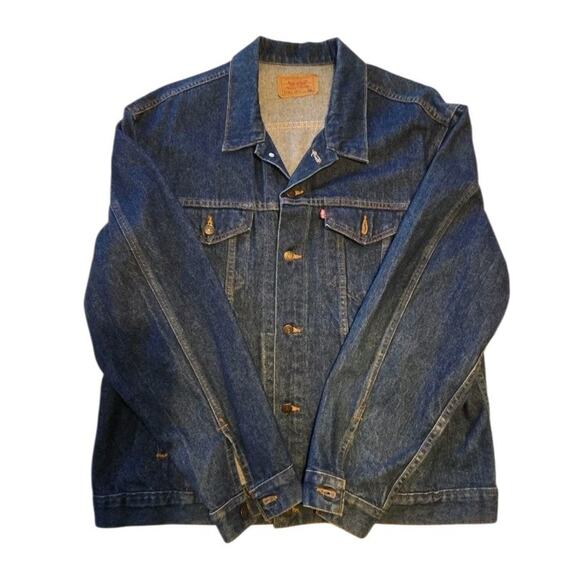 Levi's Other - Vintage Levi’s 71506-0216 Denim Jean Trucker3 Jacket 50L Made in USA 2 Horse Tag